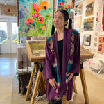 LINEN/VISCOSE AND VINTAGE COTTON JACKET - RULVC06