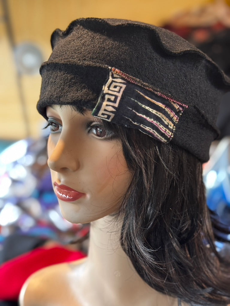 M WOOL AND VINTAGE COTTON HAT - HAWWVC93