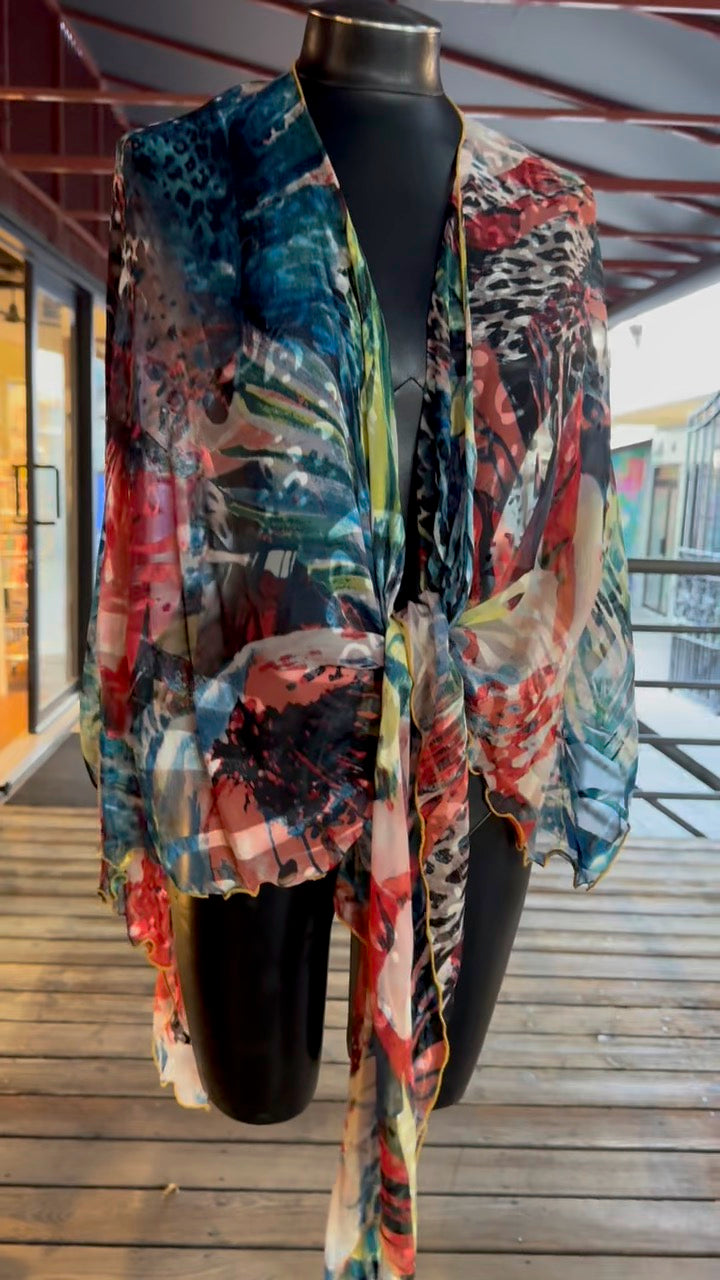 Triangled Ruana Silk = TRS334