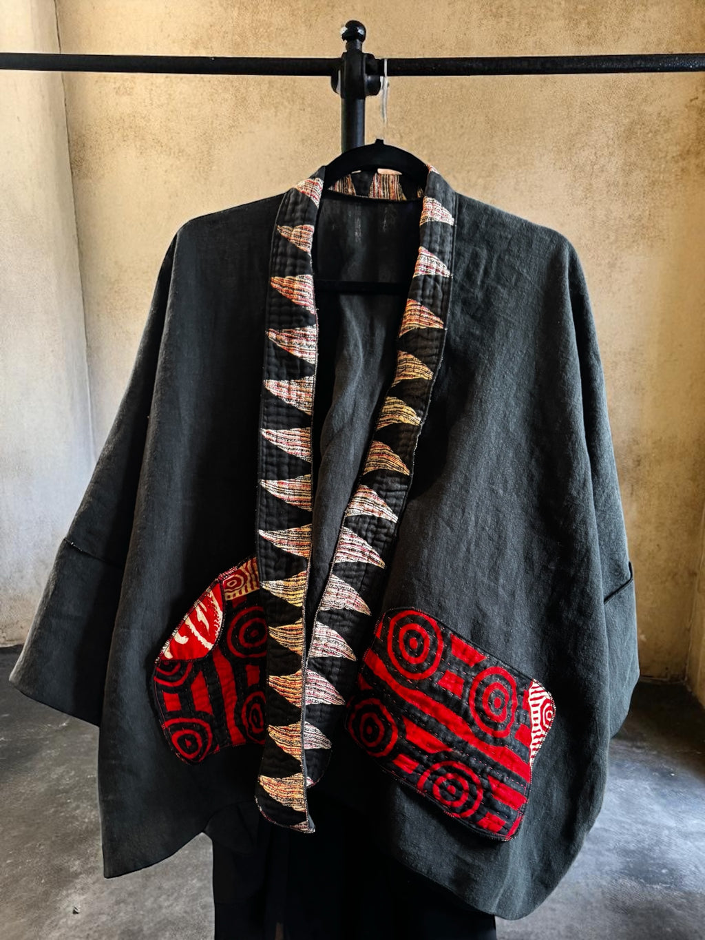 Linen Jacket with Vintage Cotton- JALVC7854