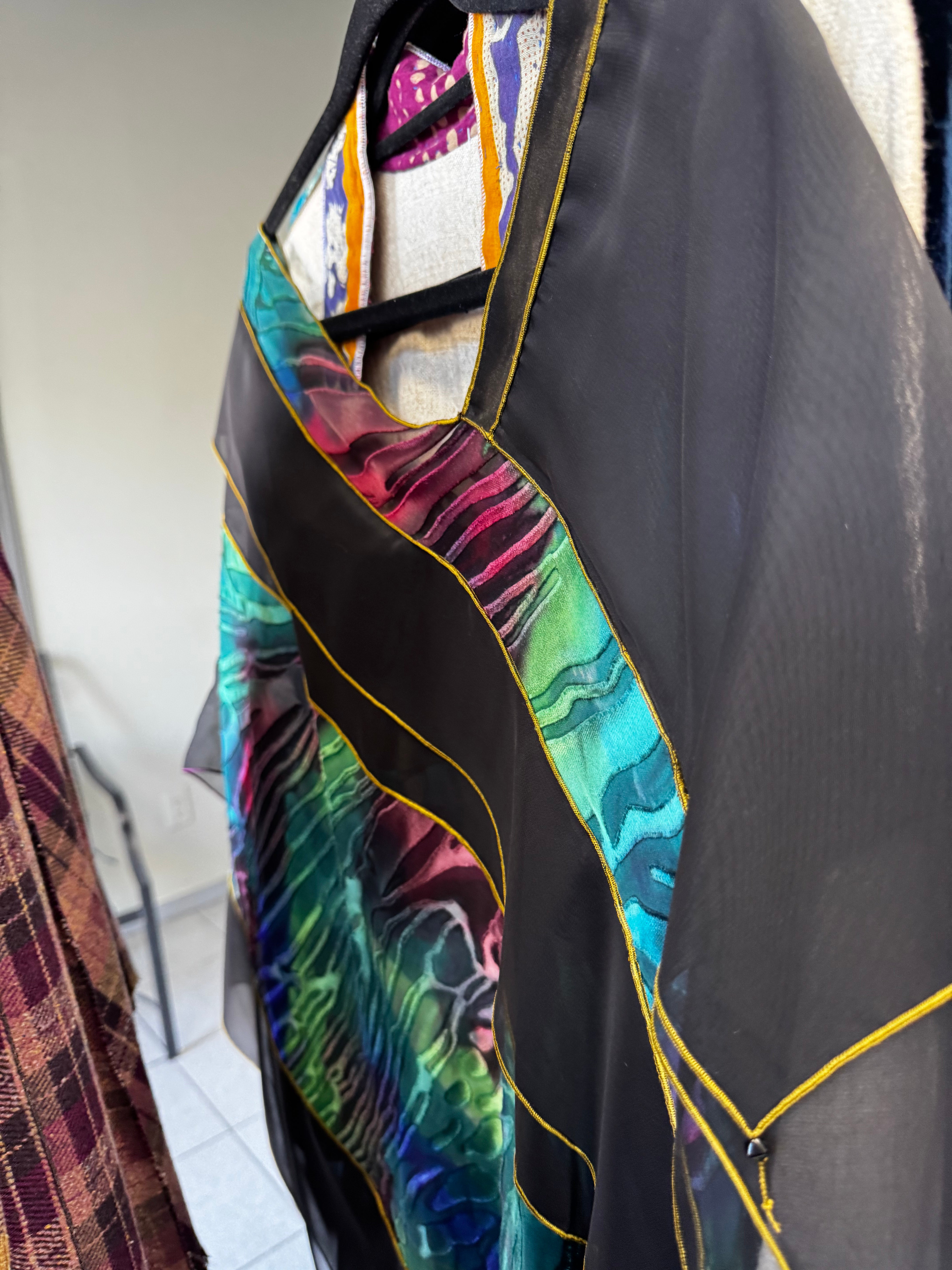 SILK PONCHO - POS11131