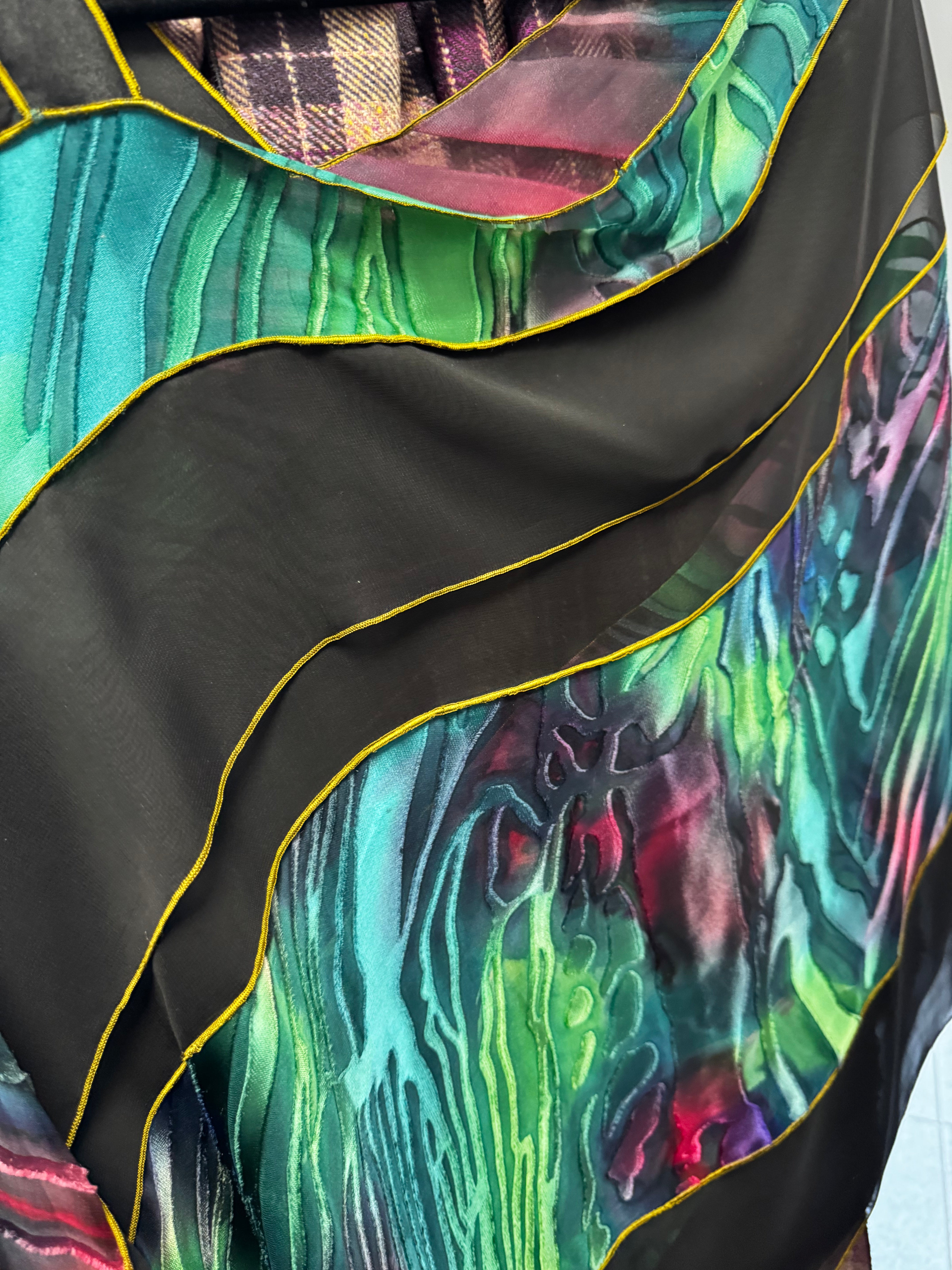 SILK PONCHO - POS11131