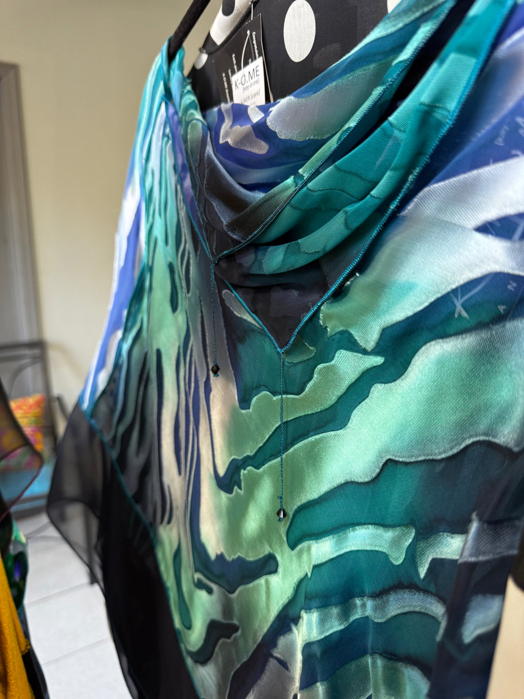 SILK PONCHO - 160442