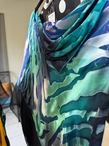 SILK PONCHO - 160442